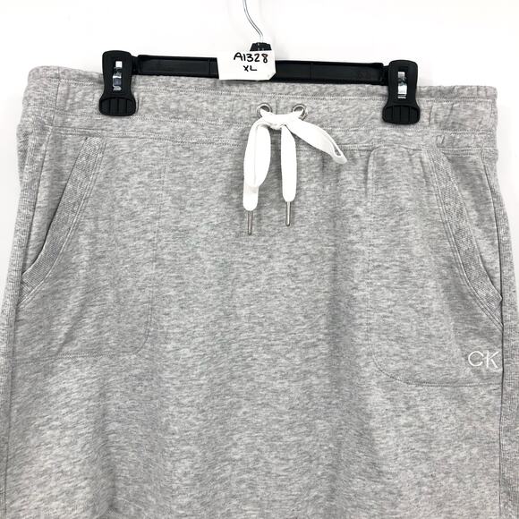 CALVIN KLEIN PERFORMANCE Women's Terry Skirt XL Heather Grey Pull on NWT - Picture 6 of 14